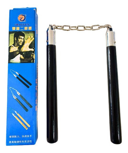 Nunchaku Tchaco Karate Kung Fu Bastão Duplo Com Corrente