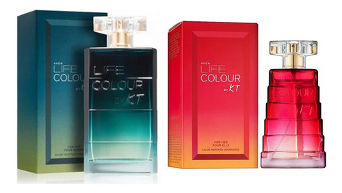 Coleção Duo Avon Life Colour By Kenzo Takada Eau De Parfum Raros E Únicos