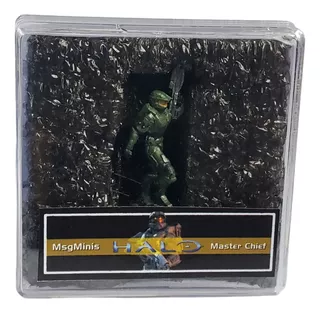 Hot Wheels Boneco Halo Master Chief Em Miniatura 1/64 Hw