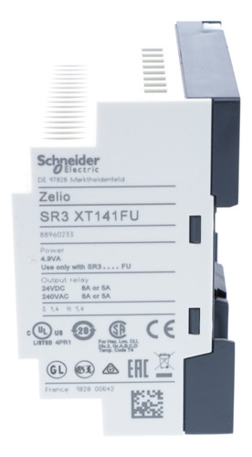 Sr3xt141fu Plc Discrete Io Extension Module, Zelio Logic Sr