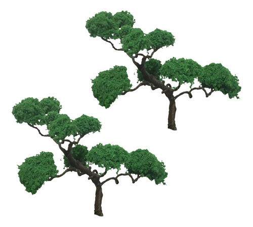 2x Modelo De Árboles Trainery, Árboles De 12 Cm