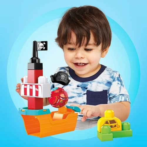 Mega Bloks Barco Pirata 11 Piezas Fisher Price