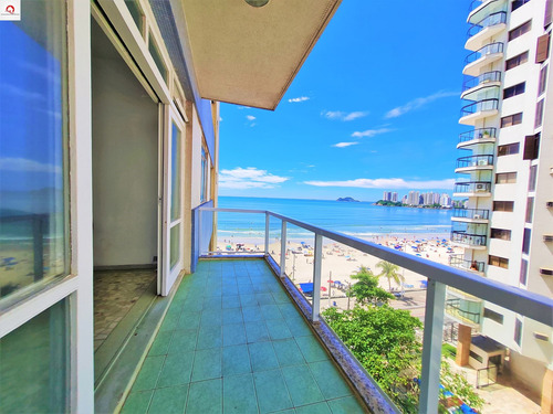 Imagem 1 de 18 de Apartamento De Frente Para O Mar À Venda - 3 Dormitórios - Sala Com Sacada E Vista Para O Mar - Lazer - Ap05568 - 68985653