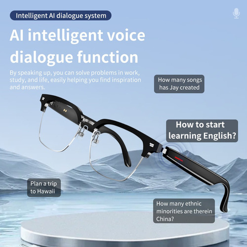 Cj Gafas Bluetooth Con Traducción Inteligente Con Ia E13