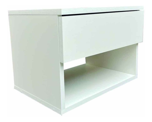 Imagen 9 de 10 de Mesitas De Luz Flotantes Melamina Con 1 Cajon - Tigre