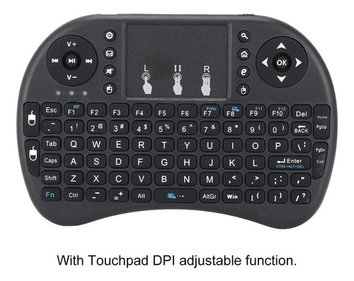 Mini Teclado Inalámbrico Con Panel Táctil, Teclado Portátil