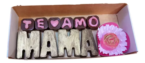 Box Te Amo Mamá Chocomensaje + Regalo!!! Día De La Madre