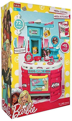 Cocinita Mega Cocina Barbie Multicolor De Bildo Juguete