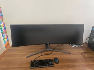 Monitor Gamer Samsung Curvo Lc49hg90dmlxpe 49'qled 144hz