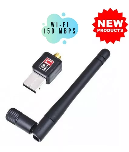 Placa De Red Wifi Usb 150 Mbps Con Antena Wireless Wf-160