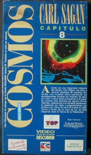 Cosmos: Carl Sagan Cap 8: Viajes En El Tiempo Y Espacio Vhs (Usado)