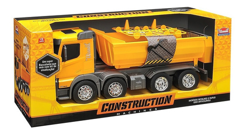 Juguete, camión volquete para máquinas de construcción