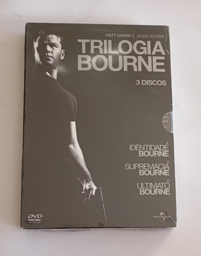Box Dvd Triplo Trilogia Bourne ( Lacrado )