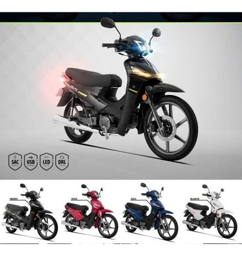 Imagen 13 de 13 de Nueva Motomel Blitz 110 Plus + Led + Usb -0km - Andes Motors