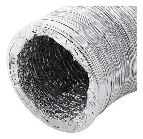 Tubo Flexível De Alumínio 100mm X 5 M