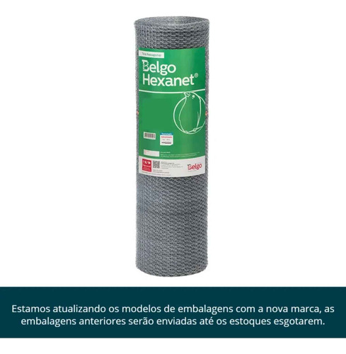 Tela Viveiro De Passarinho 80cm X 50 Metros Fio 24 - Belgo