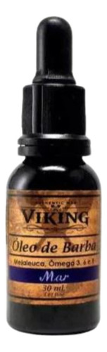 Óleo para barba Viking Brand Óleo de Barba Linha Mar, 30ml fragrância refrescante d