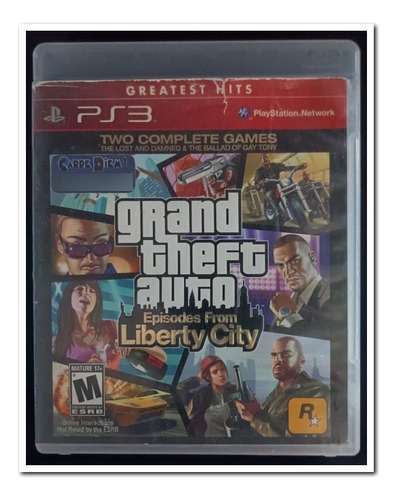 Grand Theft Auto Episodes From Liberty City, Juego Ps3 (Usado)