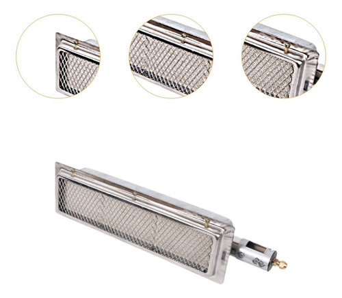 Quemador Infrarrojo De Barbacoa Quemador De Gas 33.5cmx10cm