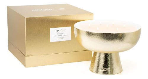 Blueme Gold Holiday Wellness Vela Recargable | Cheer-pomgran
