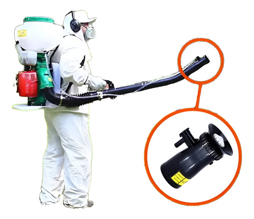 Bucal Completo Atomizador Vulcanvat 20l Pulverizador Costal