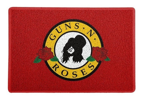 Imagem 1 de 2 de Capacho Guns N Roses 60x40cms Fãs Da Banda Guns'n Roses 