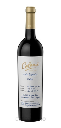 Vino Colomé Lote Especial Malbec, Salta Oferta!!!