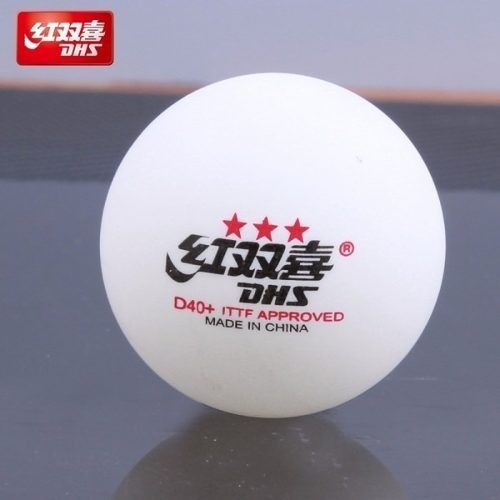 Nova Bola Tênis De Mesa Plástico Dhs D40+ 3 Estrelas 10 Unid