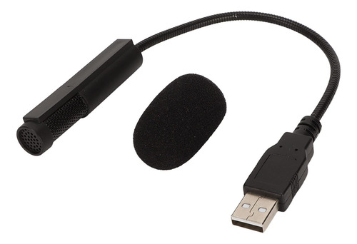 Microfono Usb Mini Para Computadora Escritorio Manguera