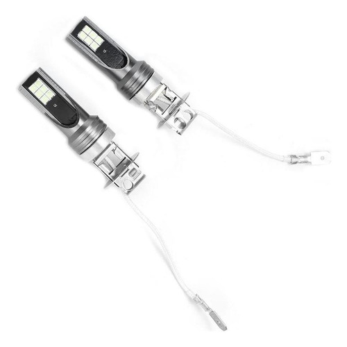 Kkk 2pcs 3030-12led H3 24w 6000k Coche Llevó La Lámpara De