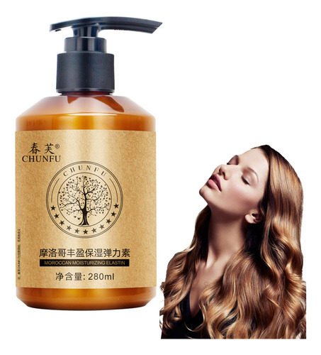 Crema Acondicionadora De Elastina Para Cabello Seco Y Dañado