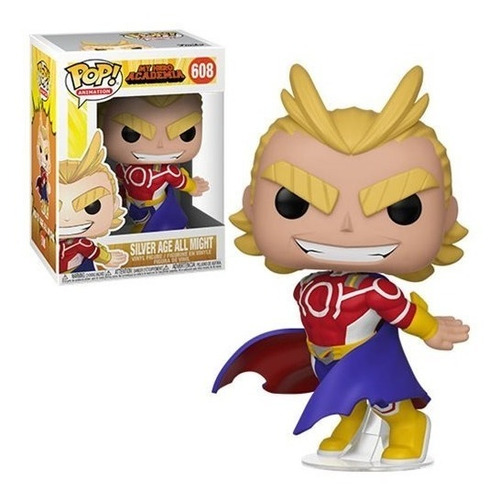 Funko Pop Silver Age All Might #608 My Hero Academia