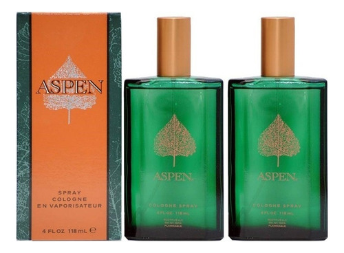 Paquete 2 X 1 De Aspen 118 Ml Cologne Spray De Aspen