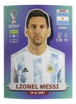 Comprar Figurita Messi Panini Mundial Qatar 2022 Azul Brasilera