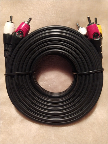 Imagen 5 de 7 de Cable De Audio Stereo Rca De 12 Pies Radioshack Nuevo.