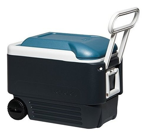 Igloo Maxcold Roller Enfriador Jetice Bluewhite 40 Quart De