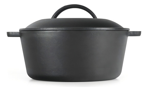 Horno Holandés Hierro Fundido 4.7 Litros Tapadera Cúpula