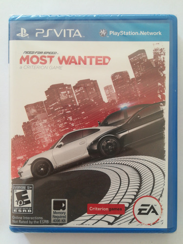 Need For Speed Most Wanted Ps Vita 100% Nuevo Y Original