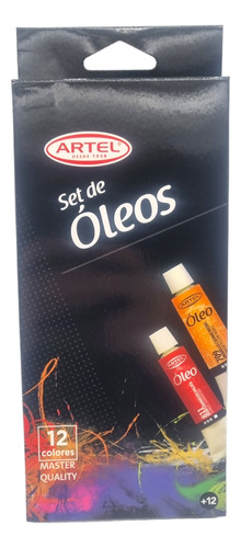 Set De Pintura Oleo 12ml Artel 12 Colores