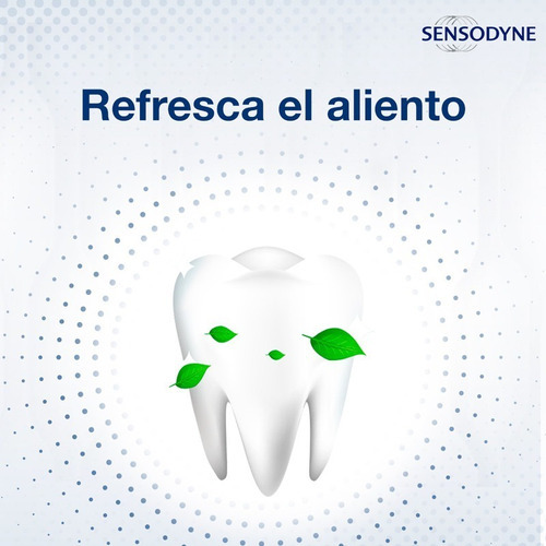 Imagen 5 de 7 de Pasta dental Sensodyne Blanqueador Extra Fresh en crema 90 g
