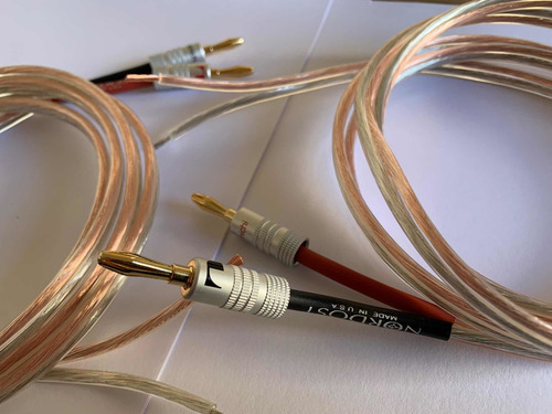 Imagen 2 de 5 de Cables Para Parlantes 1,5 M Banana Nakamichi - Punta Libre