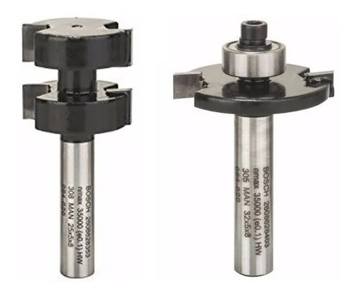 Imagen 7 de 8 de Fresas Para Machimbre Encastre Madera 2608628403 / 353 Bosch