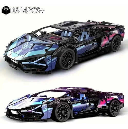 Xing Modelo De Coche Deportivo Con Bloques De Construcción