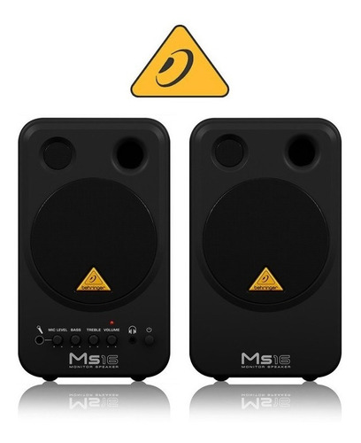 Monitores De Estudio Activos Alto Rendimiento Behringer Ms16