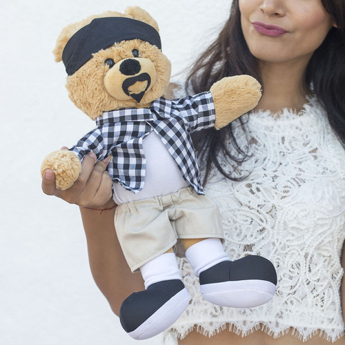 Hollabears Cholo Teddy Bear Plush Divertido Y Lindo I