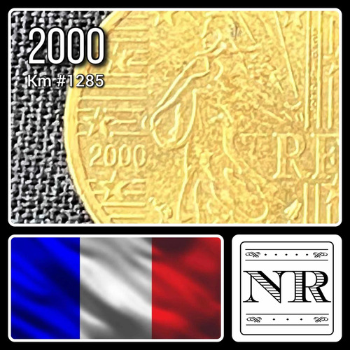 Imagen 1 de 4 de Francia - 10 Euro Cent - Año 2000 - Km #1285 - Sembradora