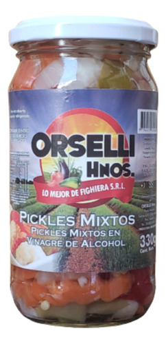 Pickles Mixtos X330gr Orselli 