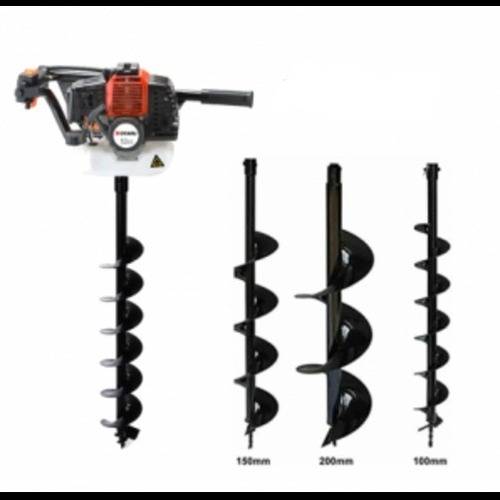 Barreno Ahoyador 52cc Otaru  2t Broca 10, 15 Y 20 Cm