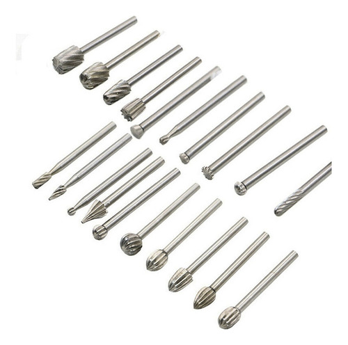 Kit De 20 Brocas De Carburo De Madera Para Dremel Mototool