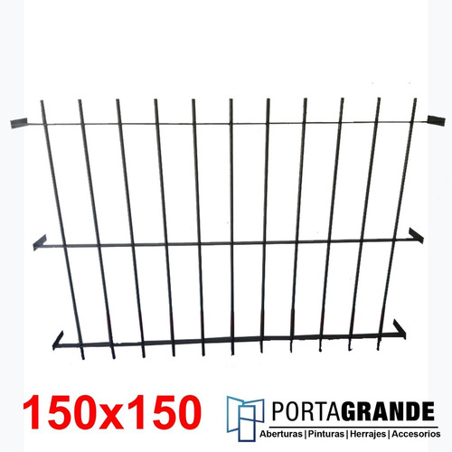 Reja Para Ventana 150x150 Barrote Hierro Del 12